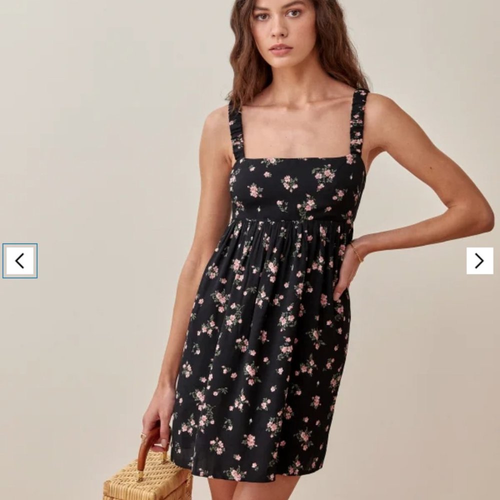 Reformation Serene Floral Print Dress - Size: 0